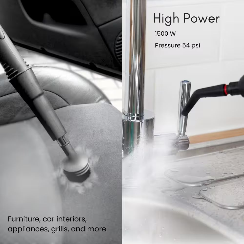 Steam Dynamo 51 Oz. Portable Steam Cleaner with Attachments, 1500W, Corded